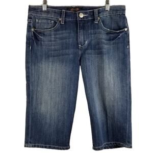 Seven7 Denim Bermuda Length Beautiful Design Back Pocket Women's 10